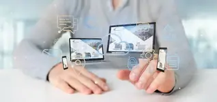 Concept image showing connectivity and interactivity